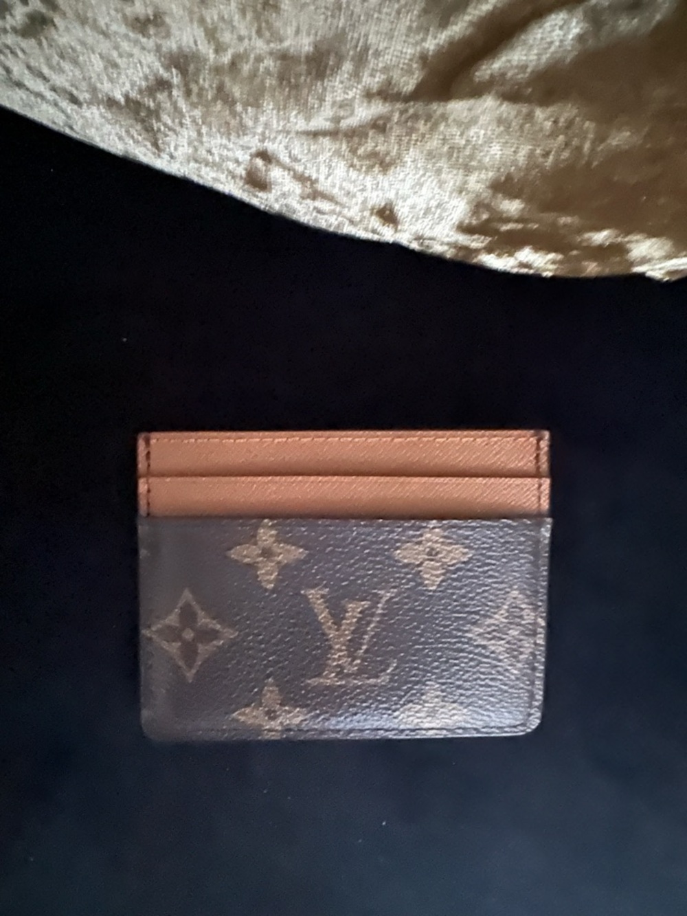 Vintage Monogram Card Holder ! GREAT PRICE !